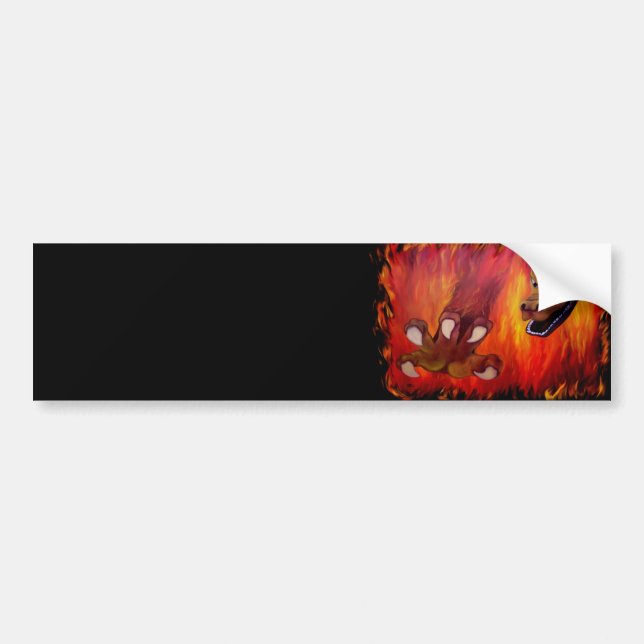Adesivo Para Carro Red Dragon Claw (Frente)