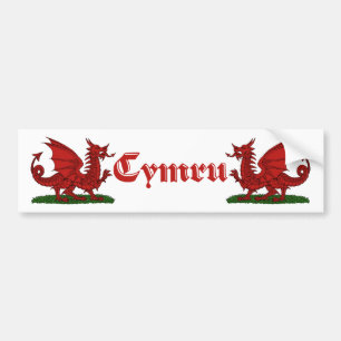 Adesivo Para Carro Red Dragon Cymru