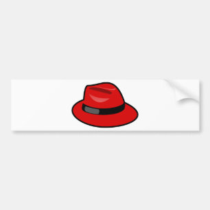Adesivo Para Carro Red Hat Fedora