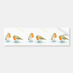 Adesivo Para Carro Red Robins in Winter