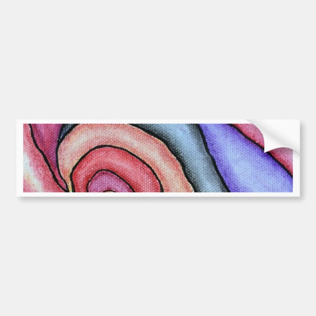 Adesivo Para Carro Redemoinho de Aquarela (Frente)