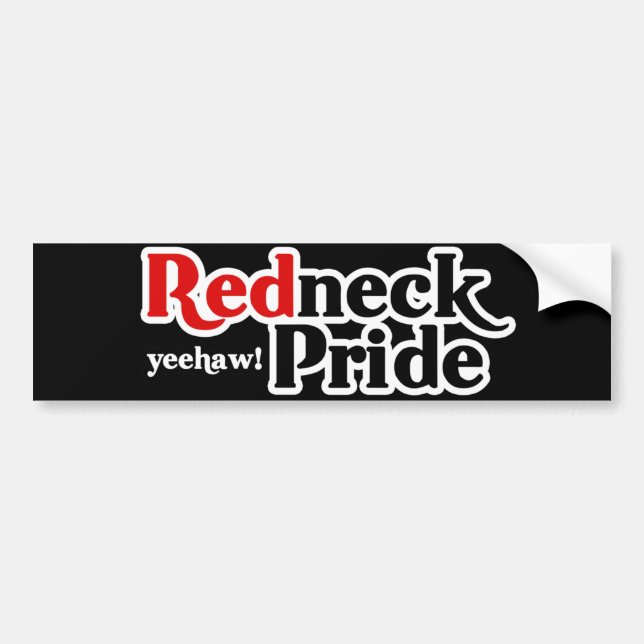 Adesivo Para Carro Redneck Pride Yeehaw Parody (Frente)