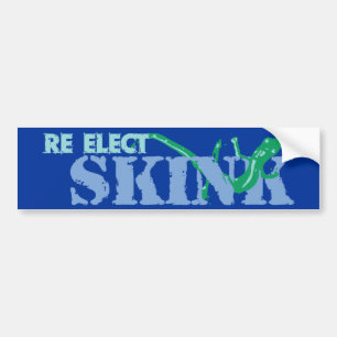 Adesivo Para Carro ReElect o autocolante no vidro traseiro de Skink