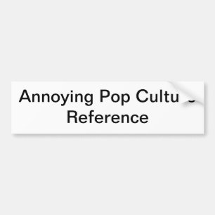 Adesivo Para Carro Referência genérica do cultura Pop