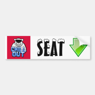 Adesivo Para Carro Refrigere para fora o sinal/etiqueta/ímã da seta