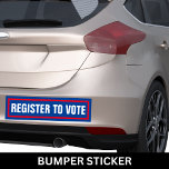 Adesivo Para Carro Registro Para Votação Nas Eleições De 2024<br><div class="desc">Registre-se para votar no adesivo do bombeiro eleitoral de 2024. Altere facilmente o texto,  conforme desejado.</div>