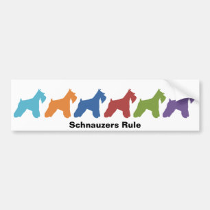 Adesivo Para Carro Regra dos Schnauzers