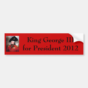 Adesivo Para Carro rei-george-iii, rei George III para o presidente