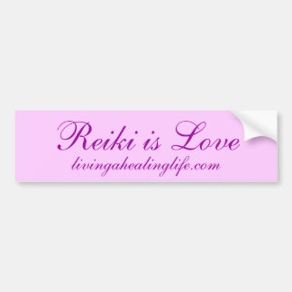 Adesivo Para Carro Reiki é amor