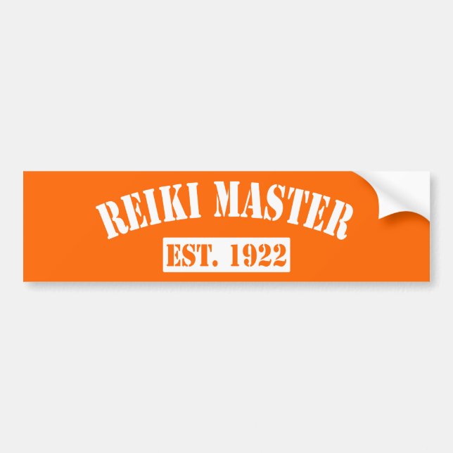 Adesivo Para Carro Reiki Master (Frente)