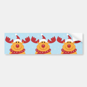 Adesivo Para Carro Reindeer de Natal