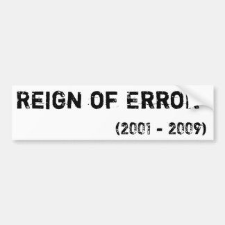 Adesivo Para Carro Reino do erro, (2001 - 2009)