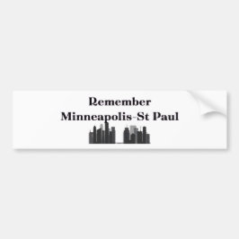 Adesivo Para Carro Remember Minneapolis & St. Paul