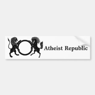 Adesivo Para Carro República ateu