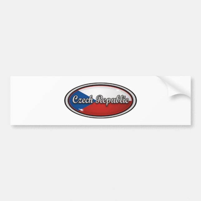 Adesivo Para Carro República checa (Frente)