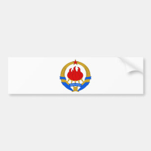 Adesivo Para Carro República federal socialista do emblema de