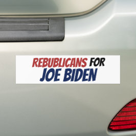 Adesivo Para Carro Republicanos por Joe Biden Democrats Engraçado 202