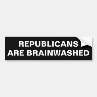 ADESIVO PARA CARRO REPUBLICANOS SÃO BRAINWASHHED BRAINWASHED BRAHHED