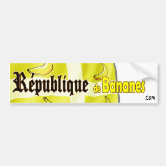 Adesivo Para Carro République de Bananes
