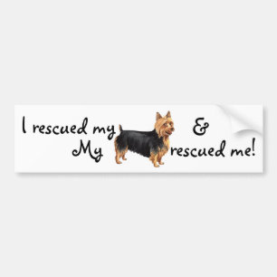 Adesivo Para Carro Resgate australiano Terrier
