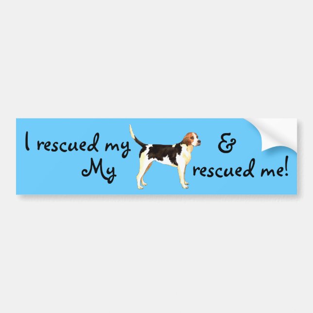 Adesivo Para Carro Resgate Inglês Foxhound (Frente)