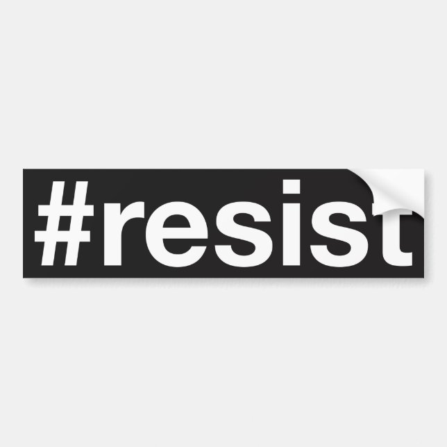 Adesivo Para Carro #resist (Frente)