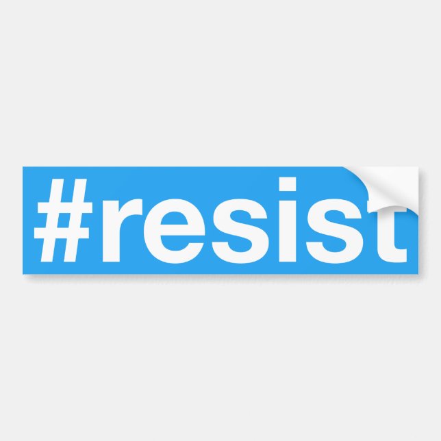 Adesivo Para Carro #resist (Frente)
