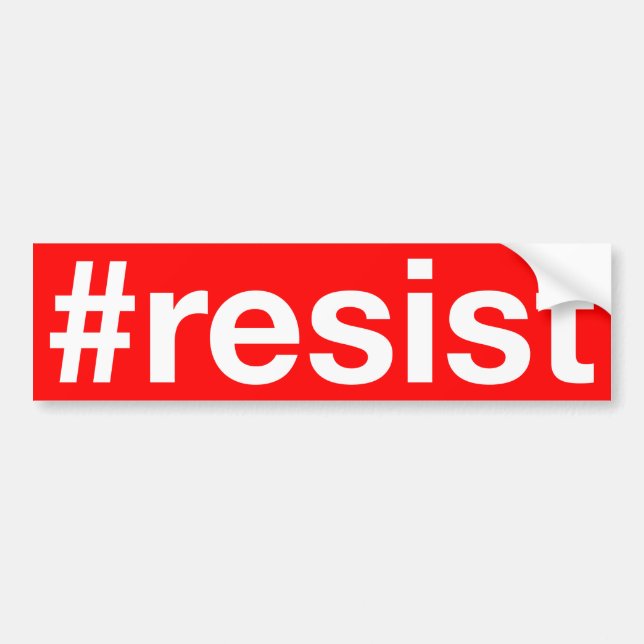 Adesivo Para Carro #resist (Frente)