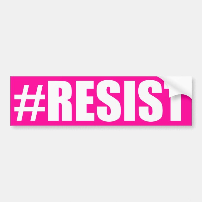 ADESIVO PARA CARRO #RESIST (Frente)