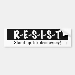 Adesivo Para Carro RESIST (RESIST) - Bumper Sticker
