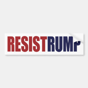 Adesivo Para Carro Resista ao Cumpante - Anti Presidente Trump