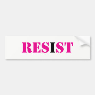 Adesivo Para Carro RESISTA; Mim movimento da Resistir-Resistência