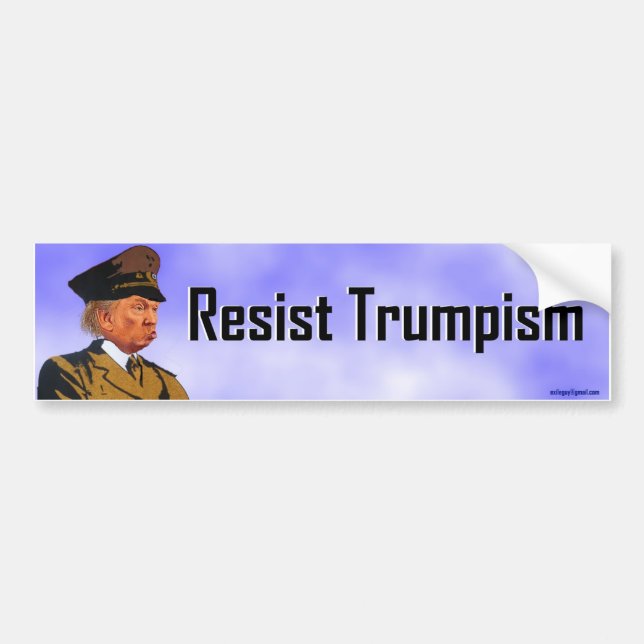 Adesivo Para Carro resista o trumpism (Frente)