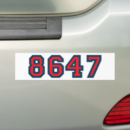 Adesivo Para Carro Resistência Anti-Trump 8647