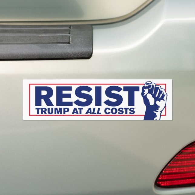 Adesivo Para Carro Resistência ao Trump Anti-Trump (No carro)