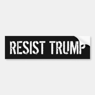 Adesivo Para Carro Resistência - Trump Anti-Presidente