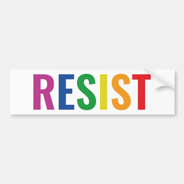 Adesivo Para Carro Resistir a Glbt (Frente)