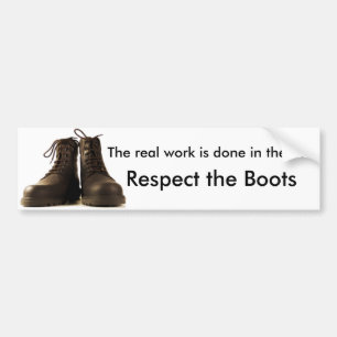Adesivo Para Carro Respeite as botas