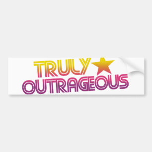 Adesivo Para Carro Retro Cartoon dos anos 80 é realmente escandaloso