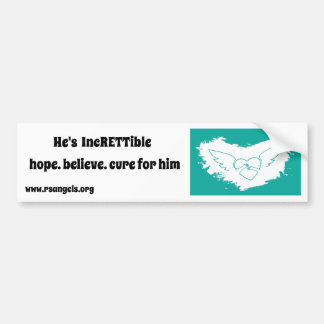 Adesivo Para Carro Rett Syndrome Angels Bumper Sticker (ele)