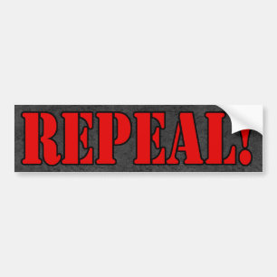 Adesivo Para Carro REVOGAÇÃO! Bumpersticker