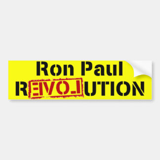Adesivo Para Carro Revolução de Ron Paul