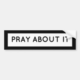 Adesivo Para Carro Reze Sobre Isso