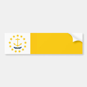 Adesivo Para Carro Rhode Island State Flag Design