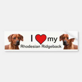 Adesivo Para Carro Rhodesian Ridgeback bumpersticker