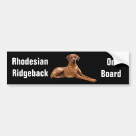 Adesivo Para Carro Rhodesian Ridgeback bumpersticker