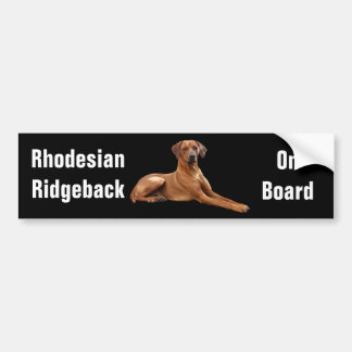 Adesivo Para Carro Rhodesian Ridgeback bumpersticker