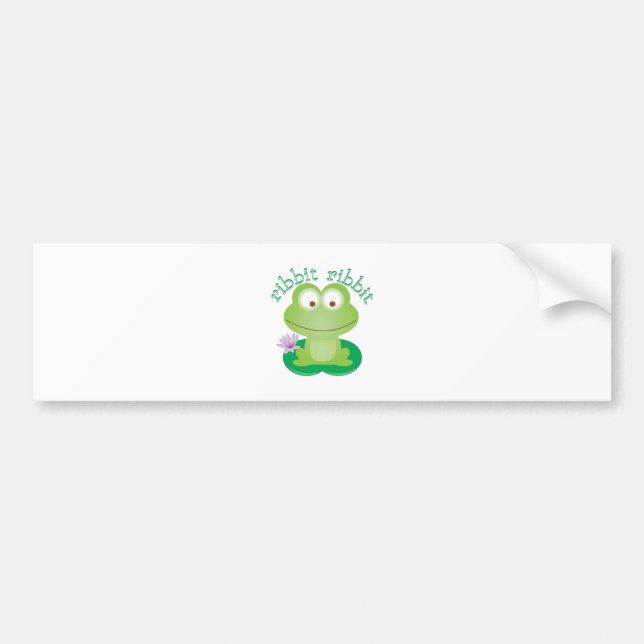 Adesivo Para Carro Ribbit Ribbit (Frente)