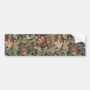 Adesivo Para Carro Rich Floral Tapeçaria Brocade Antique Clássica