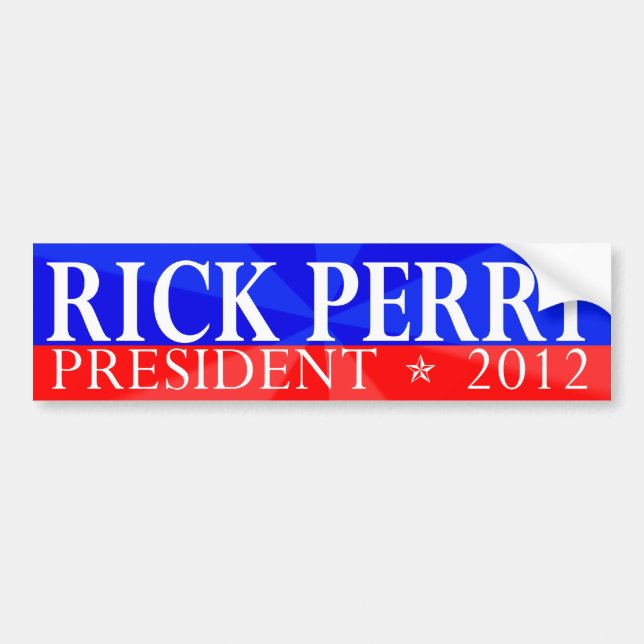 Adesivo Para Carro Rick Perry (Frente)